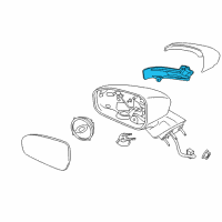 OEM 2015 Ford Fusion Signal Lamp Diagram - DS7Z-13B375-A