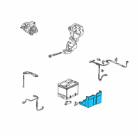 OEM Honda Box, Battery Diagram - 31521-S84-A00