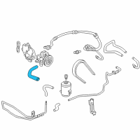 OEM 2000 Honda Accord Tube, Suction Diagram - 53731-S84-A00