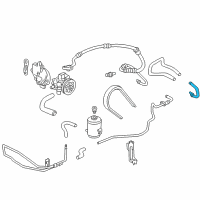 OEM 2001 Honda Accord Pipe A, Return (10MM) Diagram - 53720-S84-A01