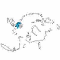 OEM 2002 Honda Accord Pump Sub-Assembly, Power Steering Diagram - 56110-PAA-A01