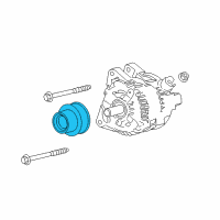 OEM 2014 Ford Fiesta Pulley Diagram - CM5Z-10344-E