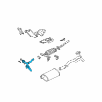 OEM 1995 Chevrolet S10 Exhaust Manifold Pipe Assembly Diagram - 15964506