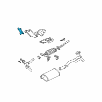 OEM 1994 GMC Sonoma SHIELD, Exhaust Pipe Diagram - 15685451