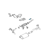 OEM 1994 GMC Sonoma Bracket-Exhaust Pipe Hanger Diagram - 15681410