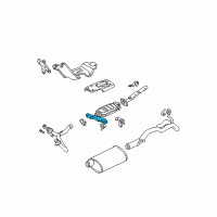 OEM 1995 Chevrolet S10 Hanger-Catalytic Converter Diagram - 15642516