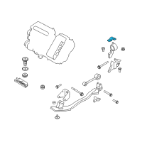 OEM Mercury Mariner Support Diagram - 5M6Z-6M007-AB