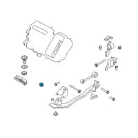 OEM 2009 Ford Escape Engine Support Insulator Diagram - YL8Z-6P018-AA