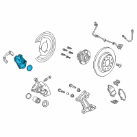 OEM 2018 GMC Terrain Actuator Kit-Rear Parking Brake Diagram - 13520207