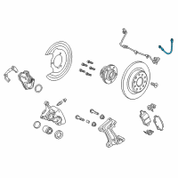 OEM Buick LaCrosse Brake Hose Diagram - 84068592