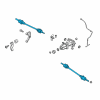 OEM 2021 Ford Edge Axle Assembly Diagram - K2GZ-4K138-A