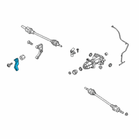 OEM 2019 Ford Escape Front Bracket Diagram - CV6Z-4K360-A
