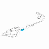 OEM Scion FR-S Signal Lamp Bulb Diagram - SU003-02561