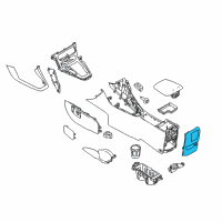 OEM 2016 Ford Focus Rear Trim Panel Diagram - F1EZ-58043B63-AC