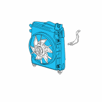 OEM 2004 Dodge Ram 3500 Shroud-Condenser Diagram - 5080647AB