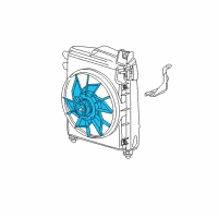 OEM Dodge Ram 2500 Fan-Condenser Diagram - 5080646AA