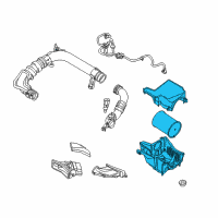 OEM 2018 Ford Escape Air Cleaner Assembly Diagram - CV6Z-9600-G