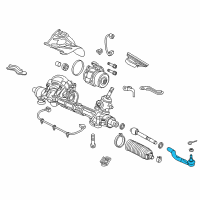 OEM 2020 Honda Insight End Complete, Tie Rod Diagram - 53540-TBA-A01