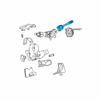 OEM Chevrolet HHR Front Wiper Switch Diagram - 15915858