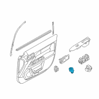 OEM 2007 Lincoln MKZ Mirror Switch Diagram - 7H6Z-17B676-AA