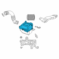 OEM 2016 Jeep Compass Cover-Air Cleaner Diagram - 5145595AA