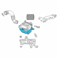 OEM 2012 Jeep Compass Body-Air Cleaner Diagram - 5145596AA