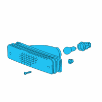 OEM 1997 Toyota 4Runner Signal Lamp Assembly Diagram - 81520-35120