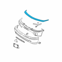 OEM 2007 GMC Sierra 3500 Classic Upper Filler Diagram - 88937235