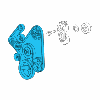 OEM 2020 Dodge Challenger SERPENTINE Diagram - 68495977AA