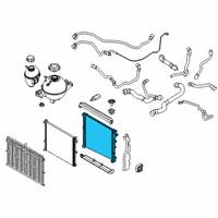 OEM BMW X7 RADIATOR Diagram - 17-11-9-894-500