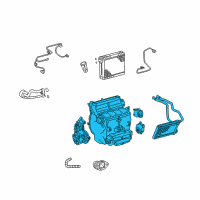 OEM 2021 Toyota Sequoia Evaporator Case Diagram - 87050-0C030