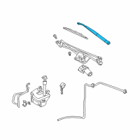 OEM 2004 Lincoln Aviator Wiper Arm Diagram - 5L2Z-17526-AB