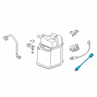 OEM 2014 Chevrolet Spark EV Lower Oxygen Sensor Diagram - 25180901