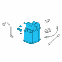 OEM 2013 Chevrolet Spark Vapor Canister Diagram - 95939884