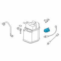 OEM 2014 Chevrolet Spark Valve Asm-Evap Emission Canister Purge Solenoid Diagram - 25190568