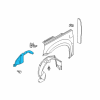 OEM 2009 Pontiac Torrent Shield Asm-Engine Splash Diagram - 22624531