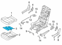 OEM 2021 Ford Explorer Seat Cushion Heater Diagram - LB5Z-14D696-K