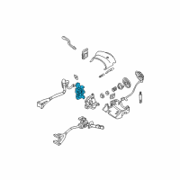 OEM 1998 Chevrolet C3500 Lock Housing Diagram - 26049449