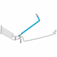 OEM 1997 BMW 750iL Radiator Return Line Diagram - 32-41-1-091-976