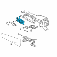 OEM 2019 Cadillac CT6 Shifter Diagram - 84537117