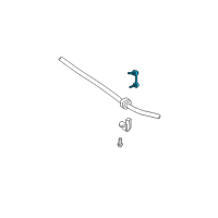 OEM Chevrolet Trailblazer EXT Stabilizer Link Diagram - 12479233