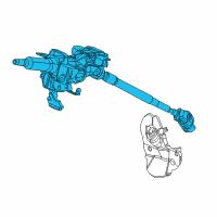 OEM 2013 Acura ILX Column Assembly, Steering Diagram - 53200-TX6-A12