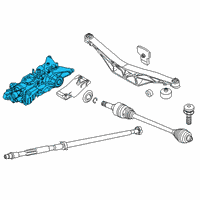 OEM BMW 228i xDrive Gran Coupe REAR AXLE DIFFERENTIAL WITH Diagram - 33-10-8-841-514