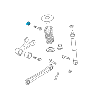 OEM Ford Mustang Lower Control Arm Front Bolt Diagram - -W710089-S440