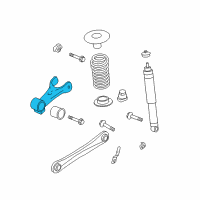 OEM 2006 Ford Mustang Upper Suspension Arm Diagram - 6R3Z-5500-A