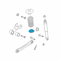 OEM 2006 Ford Mustang Lower Insulator Diagram - D9AZ-5536-A