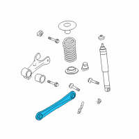 OEM Ford Mustang Trailing Arm Diagram - 9R3Z-5A649-B