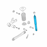 OEM 2010 Ford Mustang Shock Diagram - 7R3Z-18125-L