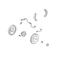 OEM Honda Accord Wheel Hub Bolt Diagram - 90113SM1006