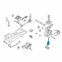 OEM 2014 Hyundai Genesis Coupe Lever Assembly-Shift Diagram - 46721-2M110
